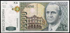 1992. 10000 pesetas. (Ed. E11a) (Ed. 485a). 12 de octubre, Juan Carlos I. Serie 1A. S/C.