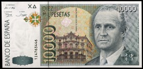 1992. 10000 pesetas. (Ed. E11a) (Ed. 485a). 12 de octubre, Juan Carlos I. Serie 1I. S/C.