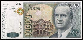 1992. 10000 pesetas. (Ed. E11a) (Ed. 485a). 12 de octubre, Juan Carlos I. Serie 1M. S/C.