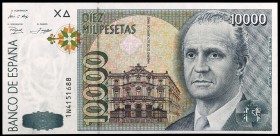 1992. 10000 pesetas. (Ed. E11a) (Ed. 485a). 12 de octubre, Juan Carlos I. Serie 1N. S/C.