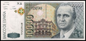 1992. 10000 pesetas. (Ed. E11a) (Ed. 485a). 12 de octubre, Juan Carlos I. Serie 1P. S/C.