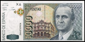 1992. 10000 pesetas. (Ed. E11a) (Ed. 485a). 12 de octubre, Juan Carlos I. Serie 2A. S/C.