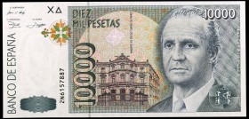 1992. 10000 pesetas. (Ed. E11a) (Ed. 485a). 12 de octubre, Juan Carlos I. Serie 2N. S/C.