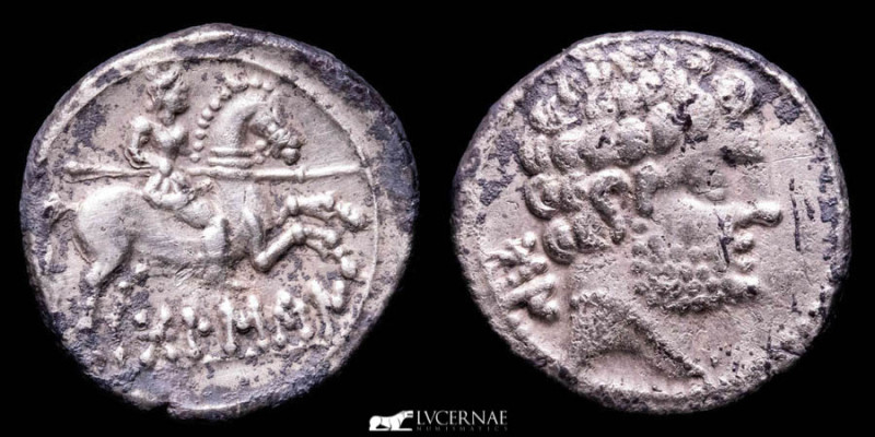 Ancient Hispania - Bolskan (Huesca, northern Spain). celtiberian silver denarius...