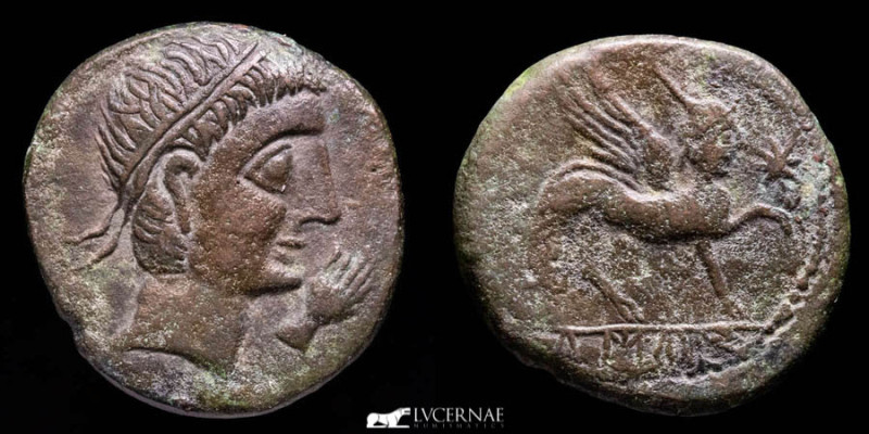 Roman Republic times - Hispania - Castulo (Linares, Jaén, Spain). Bronze As (11,...