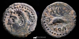 Gades bronze Quadrans 1,90 g. 15 mm. Gades (Cadiz) 100-20 B.C. Good very fine (MBC)