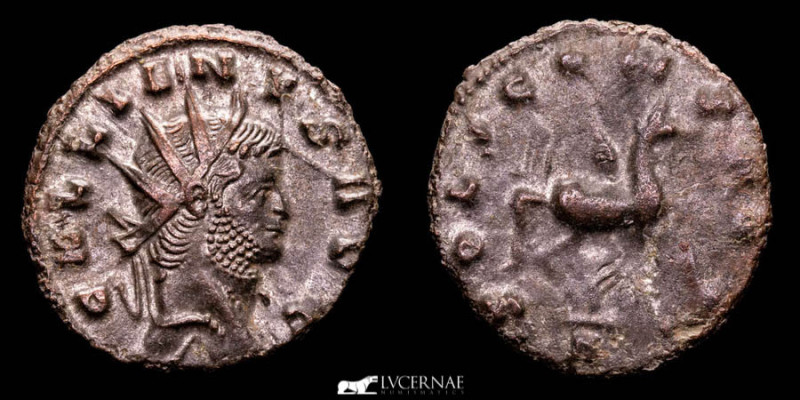 Roman Empire, Gallienus in the sole reign (253 - 268 A.D.), Silvered billon anto...