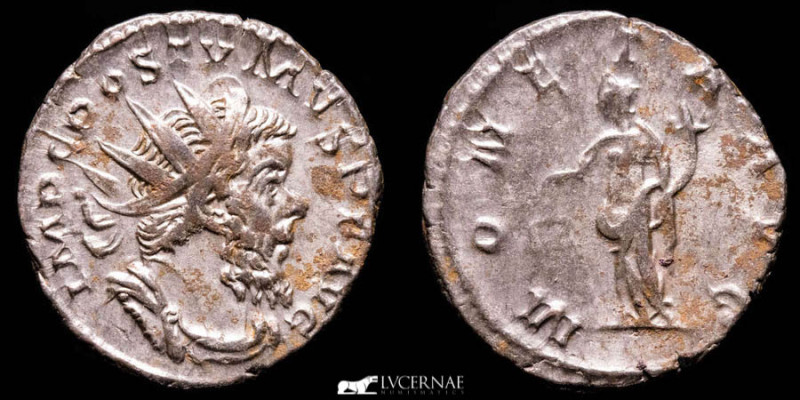 Roman Empire. - Postumus, (260 - 269 AD.) Silver Antoninianus (3,95 g., 21 mm.) ...