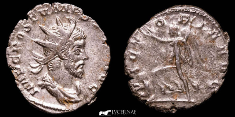 Roman Empire - Postumus (260-269 A.D.). 
Silvered antoninianus (3,29 g., 23 mm.)...