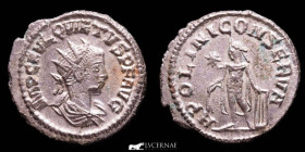 Quietus Silver Antoninianus 3,90 g. 21 mm. Samosata 260/261 A.D. AU (About Uncirculated)