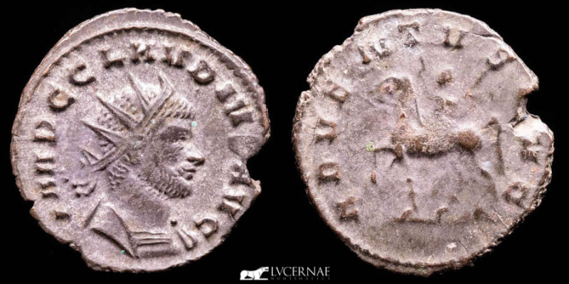 Claudius II Gothicus. A.D. 268-270. Billon Antoninianus. (2,99 g, 22 mm)
Rome mi...