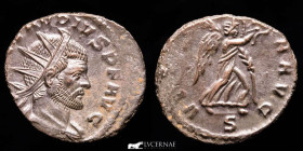 Claudius II Silvered Bronze Antoninianus 3,27 g., 20 mm. Mediolanum 268-270 AD AU (About Uncirculated)