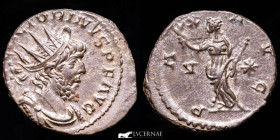 Victorinus Silvered Bronze Antoninianus 3,08 g., 20 mm. Colonia 269 AD AU (About Uncirculated)