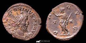 Victorinus Bronze Antoninianus 2,67 g., 20 mm. Colonia 269 AD Good very fine