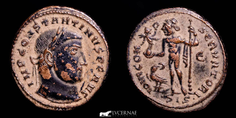 Roman Empire - CONSTANTINE I THE GREAT (307-337). Bronze Follis (3.77 g. 22 mm.)...