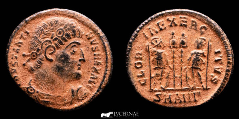 Roman Empire. - Constantine I (307-337 AD) AE follis (2.25 g. 18 mm.). Antioch. ...