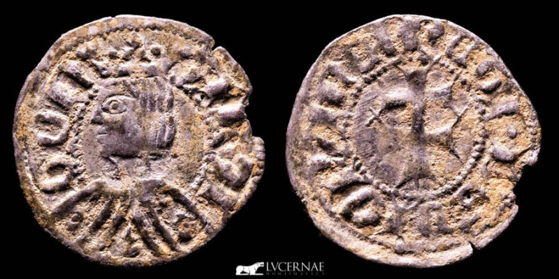 Medieval Spain - Pedro III de Aragón (1276-1285). Dinero jaques (1,00 g. 18 mm.)...