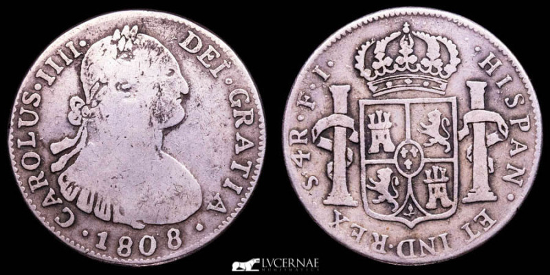 Spain - Carlos IV (1788-1808) 

Silver 4 Reales (13.68 g., 34 mm.) minted in San...