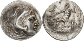 GRÈCE ANTIQUE - GREEK
Macédoine (royaume de), Philippe V (221-179 av. J.-C.). Tétradrachme au nom d’Alexandre ND(205-200 av. J.-C.), Héraclée du Pont....