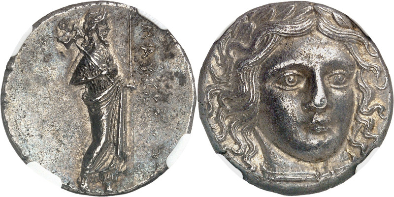GRÈCE ANTIQUE - GREEK
Carie (satrapes de), Mausole (353-337 av. J.-C.). Tétradra...