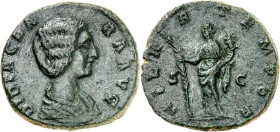 EMPIRE ROMAIN - ROMAN
Didia Clara (193). Sesterce ND (193), Rome.
Av. DIDIA CLA - RA AVG. Buste drapé, de trois-quarts en avant, à droite. 
Rv. HILAR ...