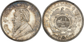 AFRIQUE DU SUD - SOUTH AFRICA
Afrique du sud (République d’). 2 1/2 shillings, Flan bruni (PROOF) 1892.
Av. ZUID AFRIKAANSCHE REPUBLIEK. Buste à gauch...