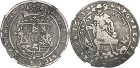 ALLEMAGNE - GERMANY
Brunswick-Wolfenbüttel, Frédéric-Ulrich (1613-1634). 1/4 de thaler 1633 HS, Zellerfeld.
Av. FRIDERIC. VLRIC: D: G: DVX: BRVNS: ET....