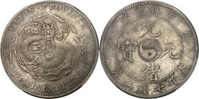 CHINE - CHINA
Empire de Chine, Guangxu (Kwang Hsu) (1875-1908), province de Jilin (Kirin). Dollar (7 [mace] et 2 candarins) ND (1904), Kirin.
Av. KIRI...