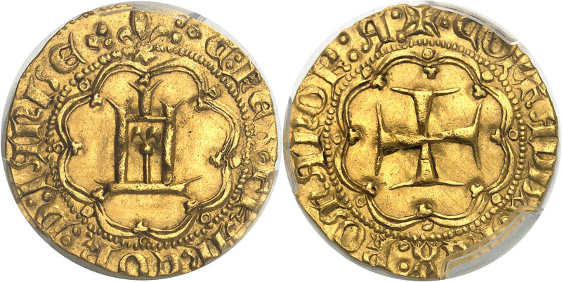 FRANCE / CAPÉTIENS - FRANCE / ROYAL
Charles VII (1422-1461). Génois d’Or ND (145...