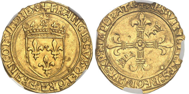 FRANCE / CAPÉTIENS - FRANCE / ROYAL
François Ier (1515-1547). Écu d'or 2e type, ...