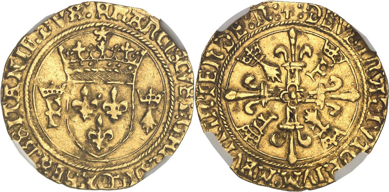 FRANCE / CAPÉTIENS - FRANCE / ROYAL
François Ier (1515-1547). Écu d’or au soleil...