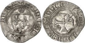 FRANCE / CAPÉTIENS - FRANCE / ROYAL
François Ier (1515-1547). Petit blanc à la couronne ou sizain ND, V, Villefranche-de-Rouergue.
Av. + FRANCISCVS: F...