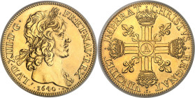 FRANCE / CAPÉTIENS - FRANCE / ROYAL
Louis XIII (1610-1643). Frappe moderne du 10 louis d’or, Frappe spéciale (SP) [1640] (c.1972), Monnaie de Paris po...