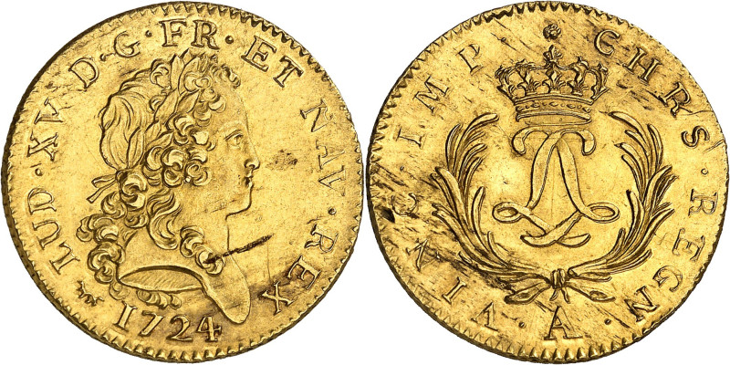 FRANCE / CAPÉTIENS - FRANCE / ROYAL
Louis XV (1715-1774). Double louis d’or dit ...