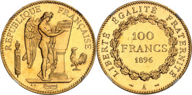 FRANCE
IIIe République (1870-1940). 100 francs Génie, aspect Flan bruni (PROOFLIKE) 1896, A, Paris.
Av. RÉPUBLIQUE FRANÇAISE. Génie ailé de la Répub...