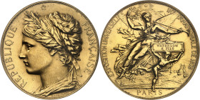 FRANCE
IIIe République (1870-1940). Médaille d’Or, Exposition universelle internationale par J. C. Chaplain, attribution à WATERLOW & FILS 1878, Pari...