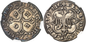 FRANCE / FÉODALES - FRANCE / FEUDAL
Flandre (comté de), Marguerite de Constantinople (1244-1280). Petit gros ou double esterlin à l’aigle ND (après 1...