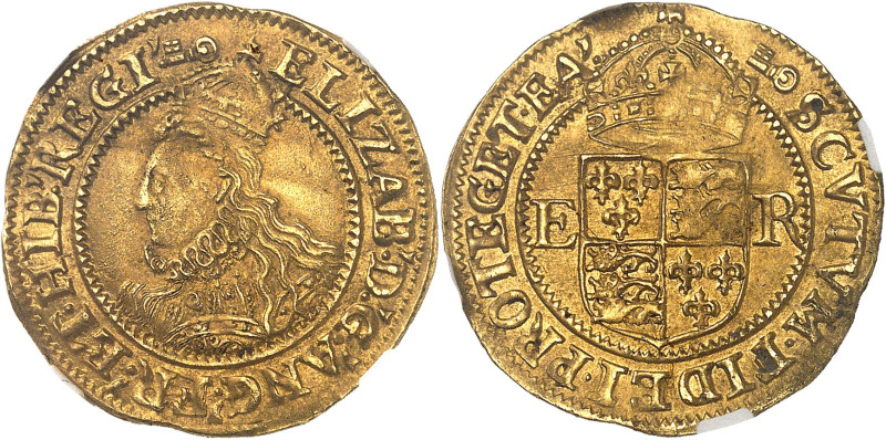 GRANDE-BRETAGNE - UNITED KINGDOM
Élisabeth Ire (1558-1603). Couronne (crown), 6...