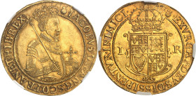 GRANDE-BRETAGNE - UNITED KINGDOM
Jacques Ier (1603-1625). Souverain ou Unité d’or de 20 shillings, 1er buste, 1ère émission ND (1603-1604), Londres....