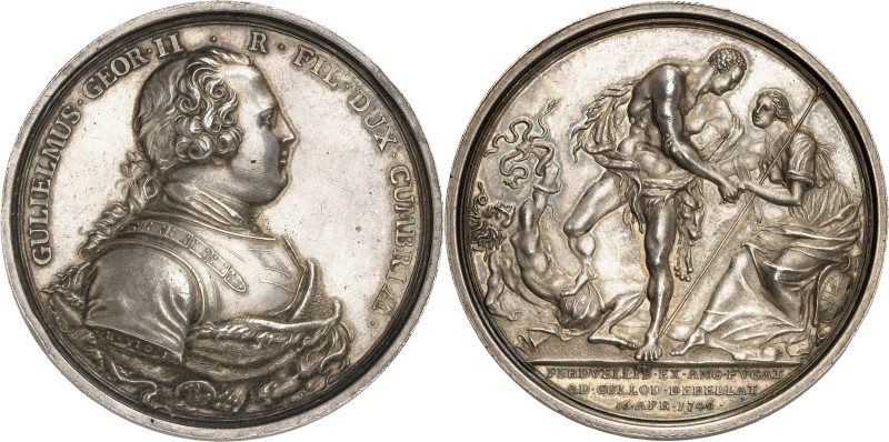 GRANDE-BRETAGNE - UNITED KINGDOM
Georges II (1727-1760). Médaille, Victoire du ...