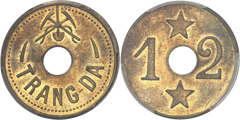 INDOCHINE - INDOCHINA
IIIe République (1870-1940). 12 (sapèques) des mines de z...