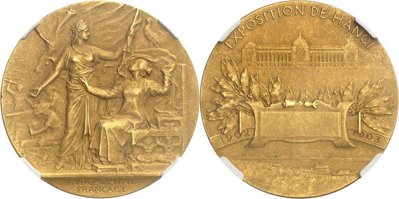 INDOCHINE - INDOCHINA
IIIe République (1870-1940). Médaille d’Or, Exposition de...