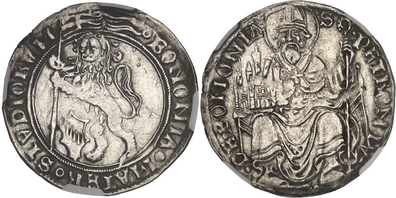 ITALIE - ITALY
Bologne, Sante ou Giovanni II Bentivoglio (1446-1506). Grossone ...