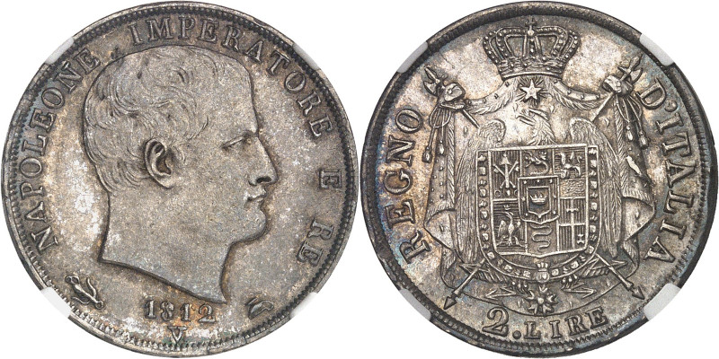 ITALIE - ITALY
Milan, royaume d’Italie, Napoléon Ier (1805-1814). 2 lire, 2e ty...