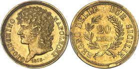 ITALIE - ITALY
Naples, Joachim Murat (1808-1815). 20 lire 1813, Naples.
Av. GIOACCHINO NAPOLEONE. Buste à gauche, au-dessous (date). 
Rv. REGNO DEL...