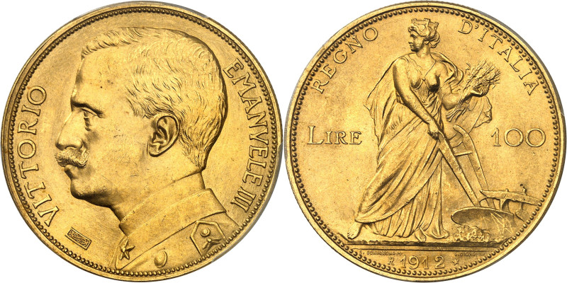 ITALIE - ITALY
Victor-Emmanuel III (1900-1946). 100 lire Or pour l’ESPOSIZIONE ...