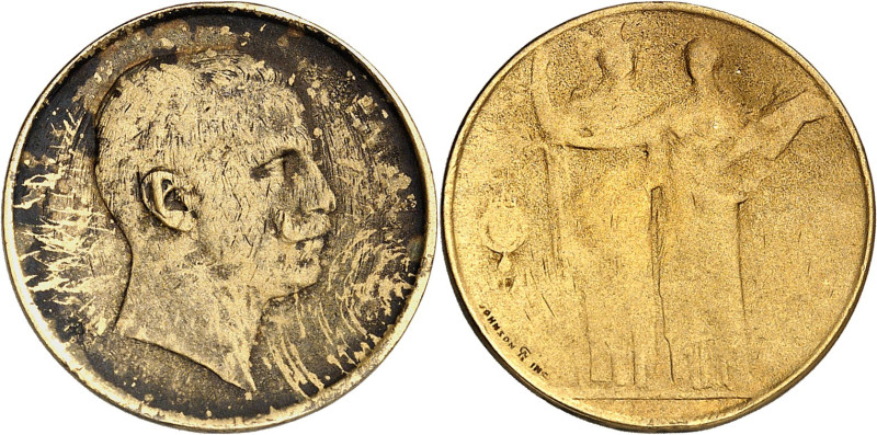 ITALIE - ITALY
Victor-Emmanuel III (1900-1946). Essai de réglage de frappe de 2...