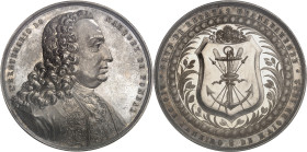 PORTUGAL
Louis Ier (1861-1889). Médaille, centenaire de la mort de Sebastião José de Carvalho e Melo, marquis de Pombal, par Molarinho 1882, Porto ?...