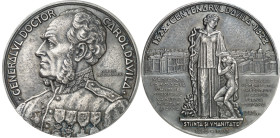 ROUMANIE - ROMANIA
Michel Ier [Mihai I], régence (1927-1930). Médaille, centenaire de la naissance de Charles d’Avila (Carol Davila), général et méde...