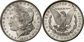 USA - UNITED STATES OF AMERICA
République fédérale des États-Unis d’Amérique (1776-à nos jours). Dollar Morgan 1882, CC, Carson City.
Av. (sept étoi...